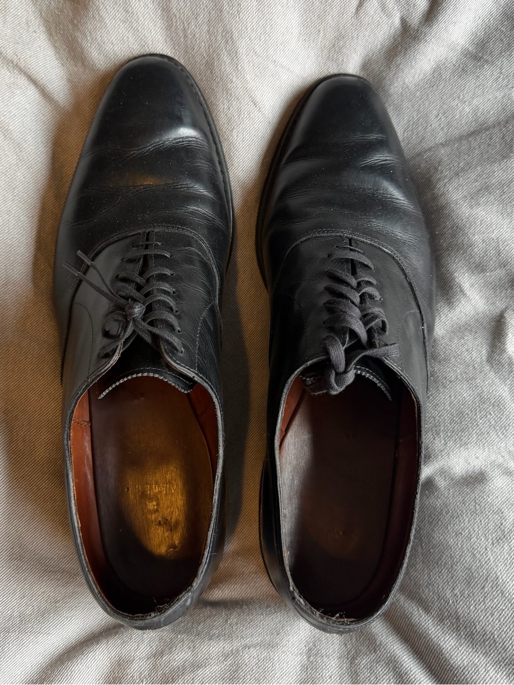 ALLEN EDMONDS Carlyle Leather Men’s Dress Shoes / 11.5 - Picture 3 of 9